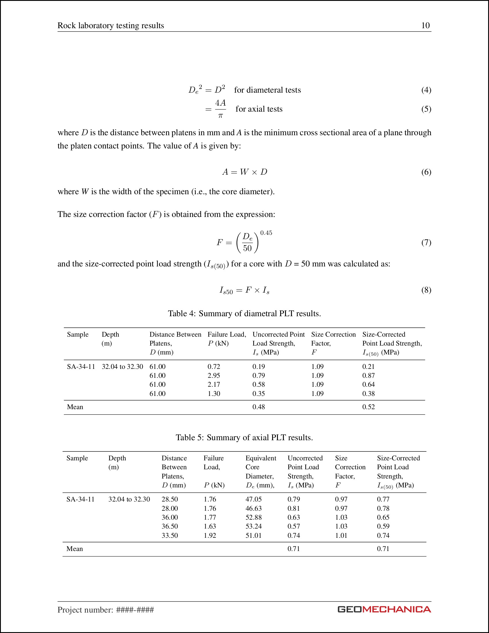 sample testing report 5